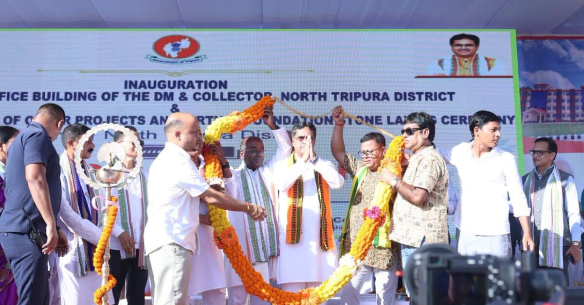 ধর্মনগরে ৪১টি উন্নয়নমূলক প্রকল্পের উদ্বোধন ও শিলান্যাস মুখ্যমন্ত্রীর, ব্যয় ৬০০ কোটিরও বেশি
