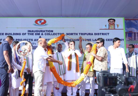 ধর্মনগরে ৪১টি উন্নয়নমূলক প্রকল্পের উদ্বোধন ও শিলান্যাস মুখ্যমন্ত্রীর, ব্যয় ৬০০ কোটিরও বেশি