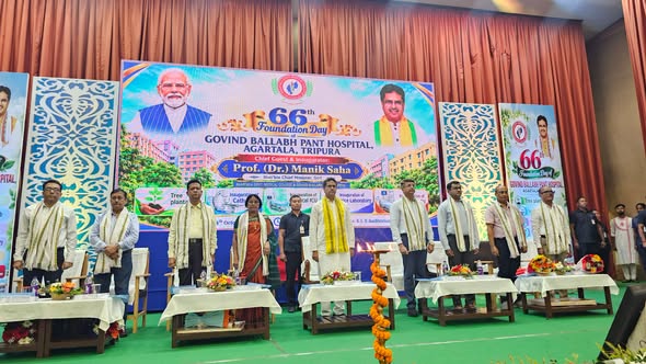 Elevating Healthcare: Tripura CM Outlines Vision at GBP Hospital's 66th Milestone