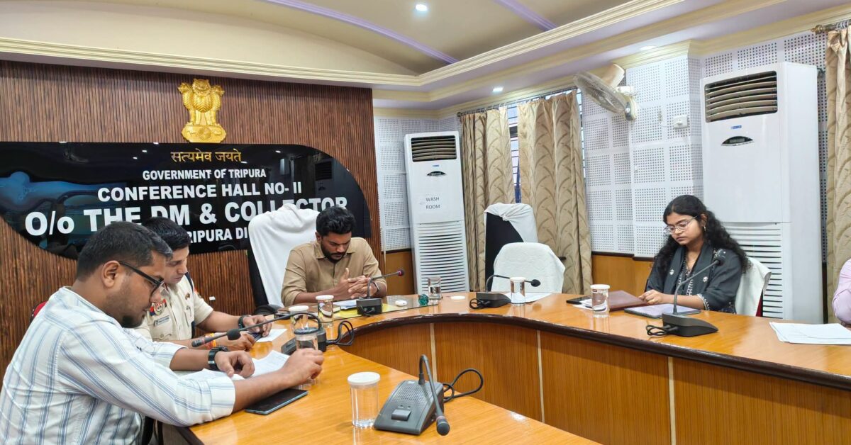 ২০২৬ সালের পৌরসভা নির্বাচন ঘিরে বিলোনিয়ায় প্রশাসনিক বৈঠক