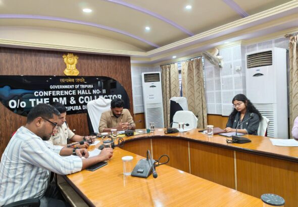 ২০২৬ সালের পৌরসভা নির্বাচন ঘিরে বিলোনিয়ায় প্রশাসনিক বৈঠক