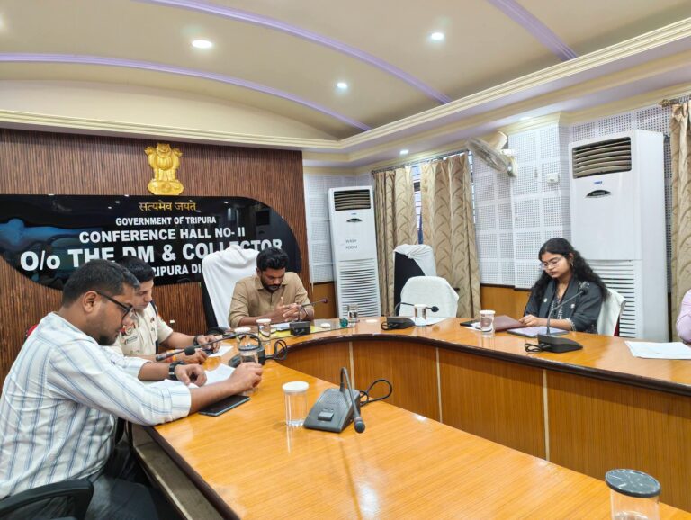 ২০২৬ সালের পৌরসভা নির্বাচন ঘিরে বিলোনিয়ায় প্রশাসনিক বৈঠক