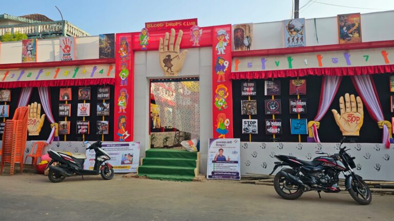 শারদোৎসবের আনন্দে মাতোয়ারা সোনামুড়া, পুজোমণ্ডপে সামাজিক সচেতনতার বার্তা