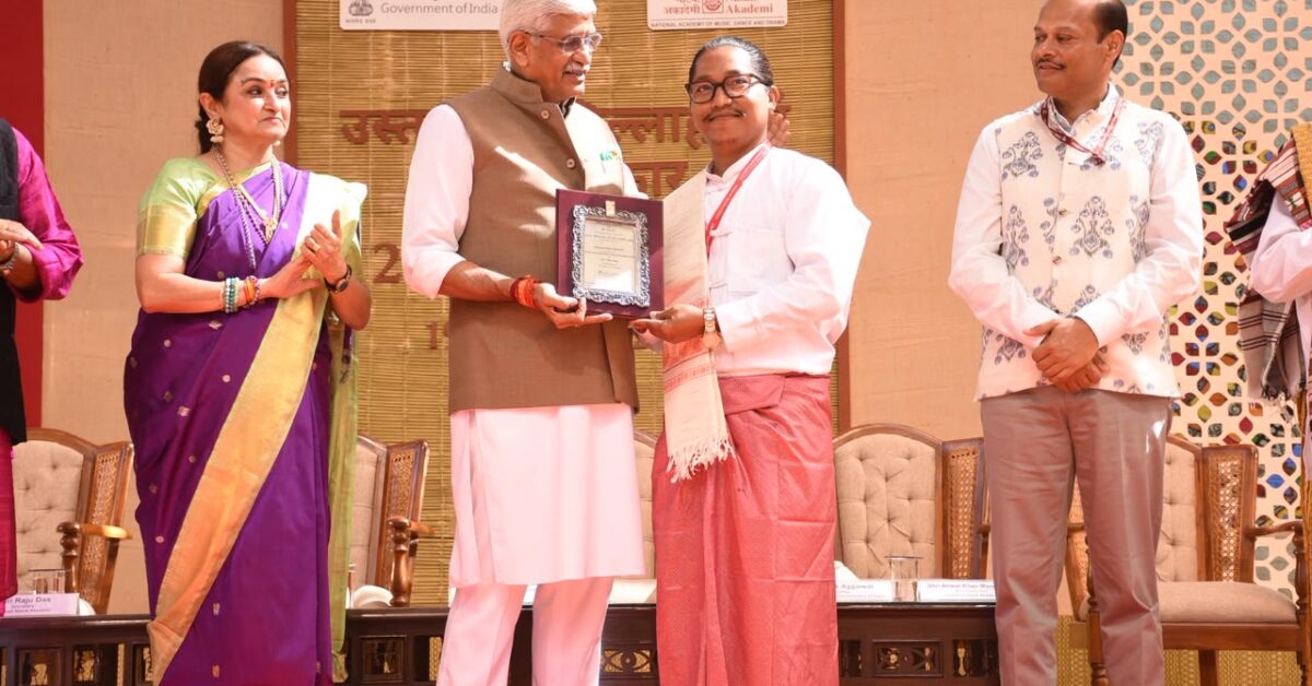 Tripura’s Raju Mog Honoured with Ustad Bismillah Khan Yuva Puraskar 2025