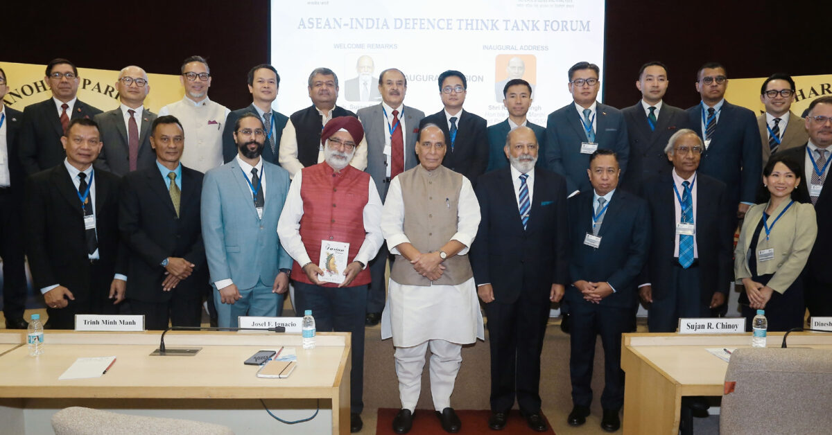 Rajnath Singh Keynotes Inaugural ASEAN-India Defence Think Tank Dialogue at MP-IDSA