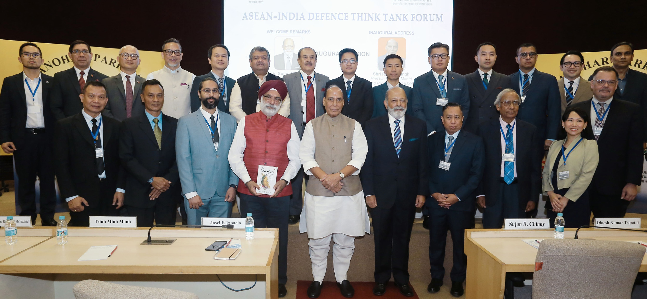 Rajnath Singh Keynotes Inaugural ASEAN-India Defence Think Tank Dialogue at MP-IDSA