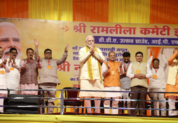 Prime Minister Participates in Vijaya Dashami Festivities at DDA Utsav Ground