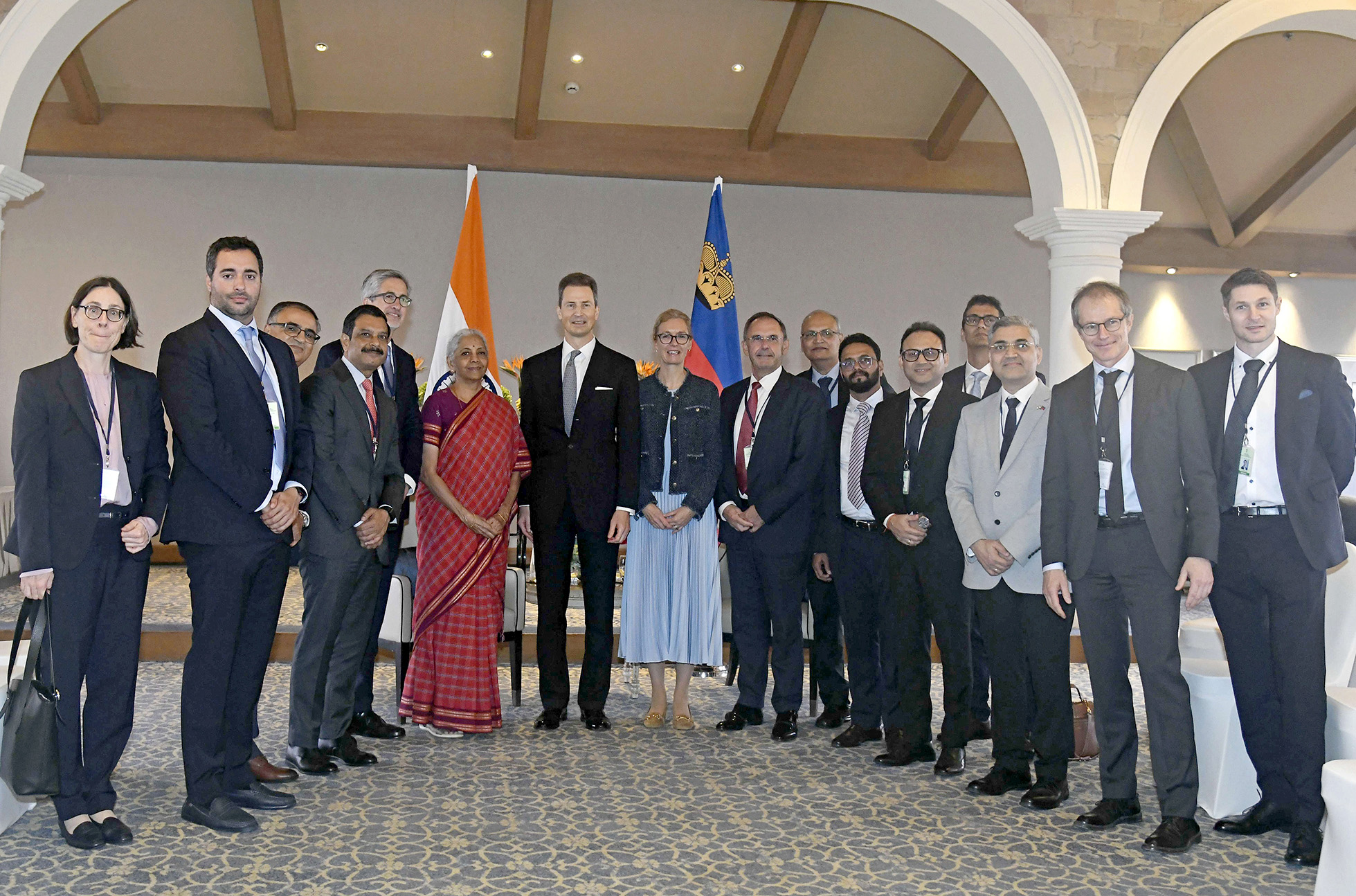 Union Finance Minister Nirmala Sitharaman Meets Prince Alois of Liechtenstein in New Delhi