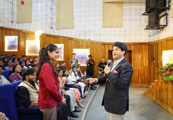 Scindia Engages Mizoram University Students on Northeast’s Culture, Heritage and Growth